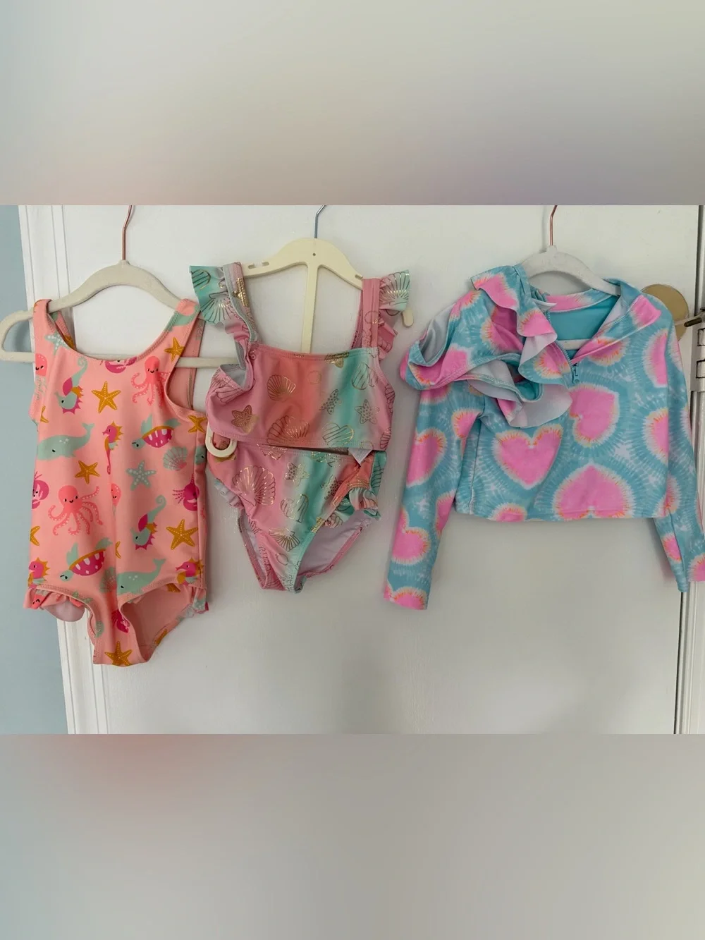 Primark Toddlwe Girls Swim Set - Pink & Teal Mix size 3T